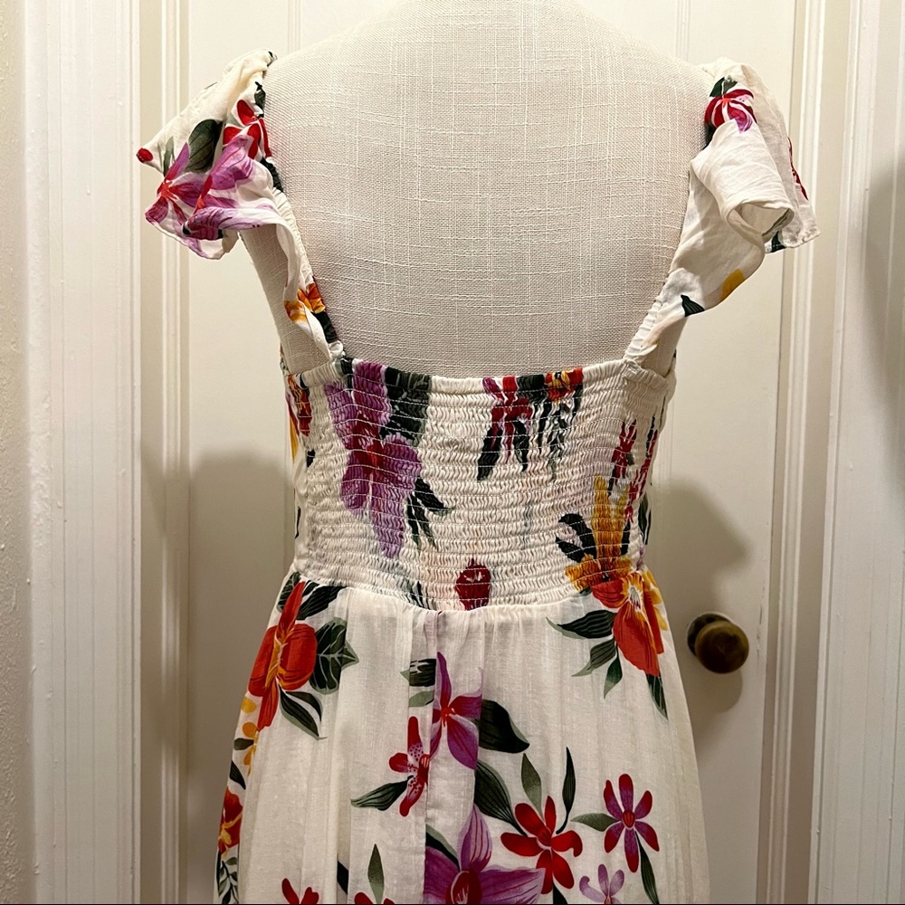 NWT Old Navy Flutter Cami Dress Island Floral Medium - Picture 4 of 7